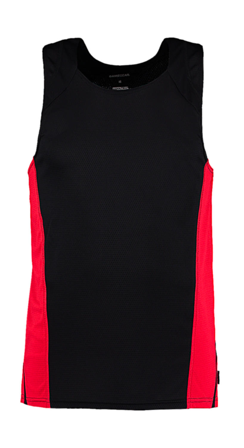 031.11 / Regular Fit Cooltex® Vest  / Black/Red
