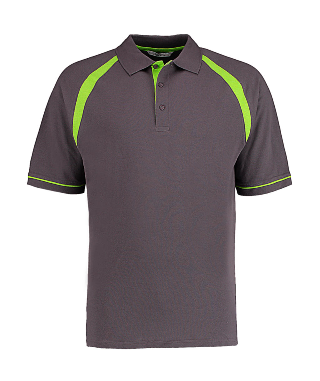 515.11 / Classic Fit Oak Hill Polo / Charcoal/Lime