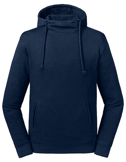 Z209M / Pure Organic High Collar Hooded Sweat / French Navy
