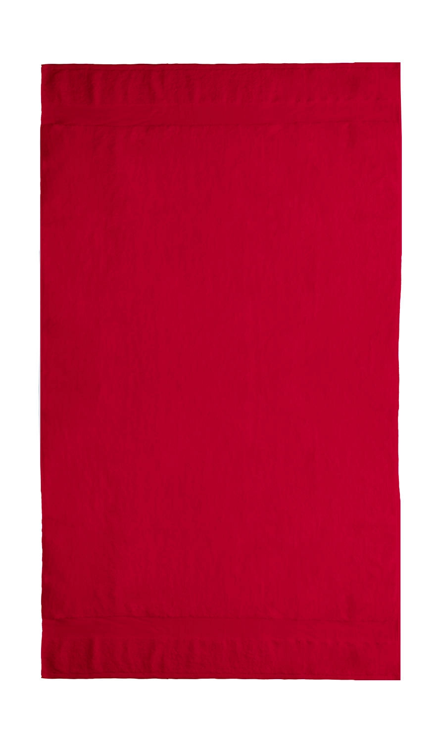 Seine Beach Towel 100x150 or 180 cm zum Besticken und Bedrucken in der Farbe Red mit Ihren Logo, Schriftzug oder Motiv.