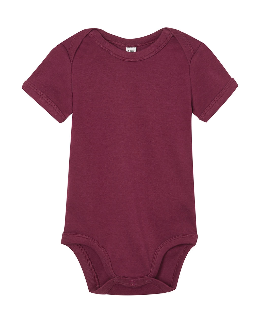 Baby Bodysuit zum Besticken und Bedrucken in der Farbe Burgundy mit Ihren Logo, Schriftzug oder Motiv.