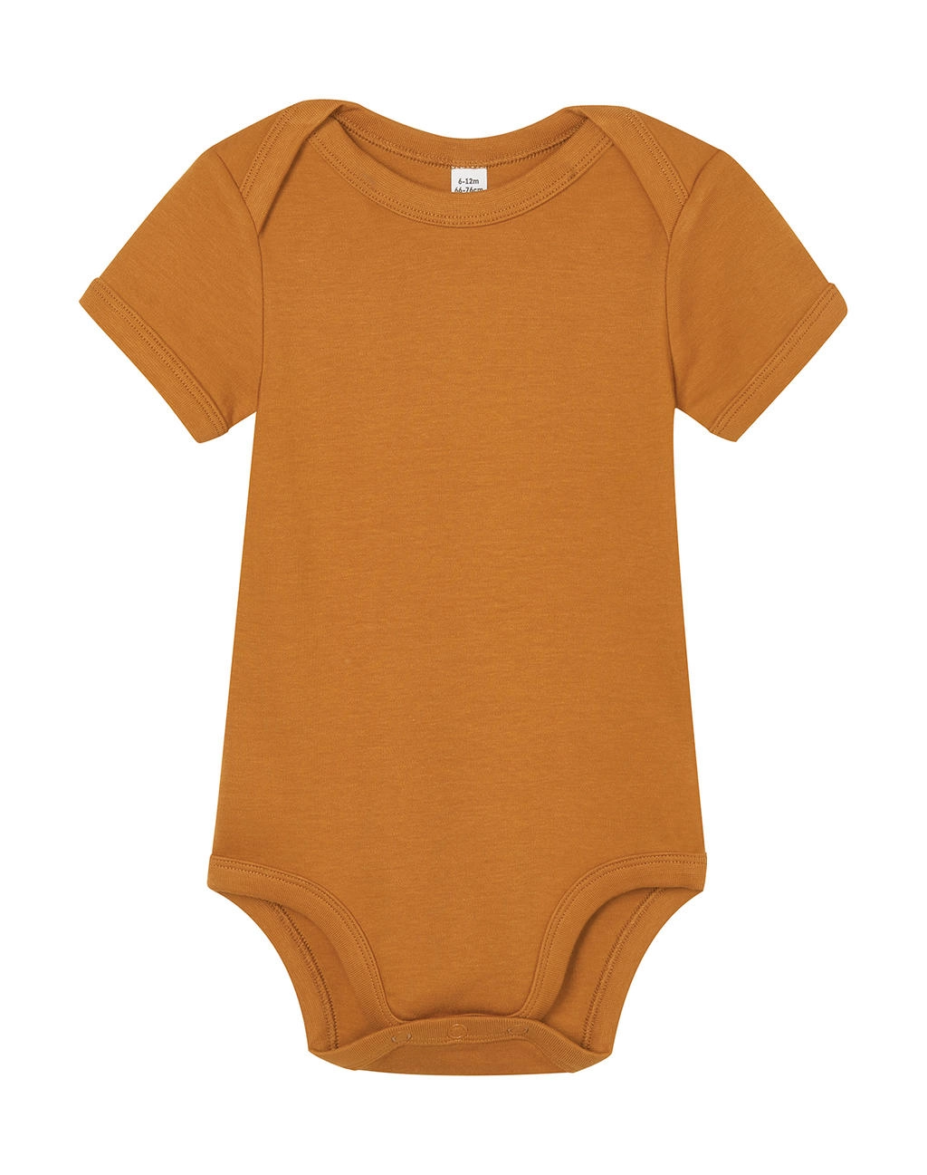 Baby Bodysuit zum Besticken und Bedrucken in der Farbe Toffee mit Ihren Logo, Schriftzug oder Motiv.