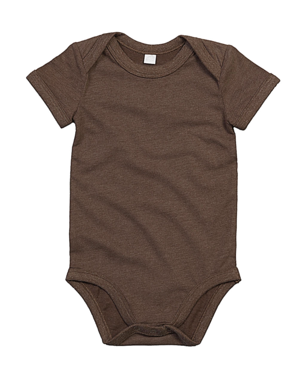 Baby Bodysuit zum Besticken und Bedrucken in der Farbe Mocha Organic mit Ihren Logo, Schriftzug oder Motiv.