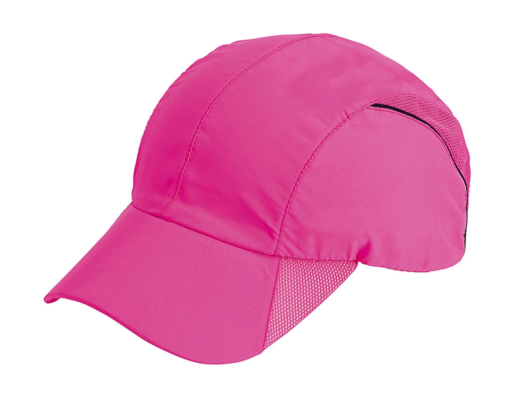Spiro Impact Sport Cap zum Besticken und Bedrucken in der Farbe Fluorescent Pink mit Ihren Logo, Schriftzug oder Motiv.