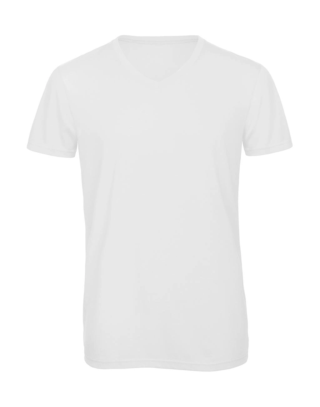 V Triblend/men T-Shirt zum Besticken und Bedrucken in der Farbe White mit Ihren Logo, Schriftzug oder Motiv.