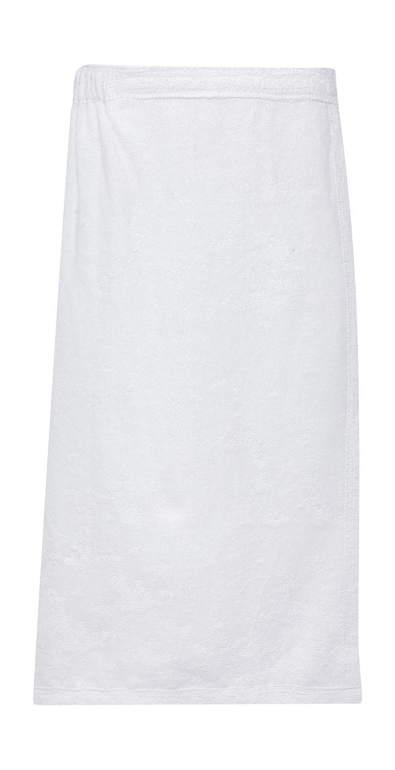 Rhône Sauna Towel zum Besticken und Bedrucken in der Farbe White mit Ihren Logo, Schriftzug oder Motiv.