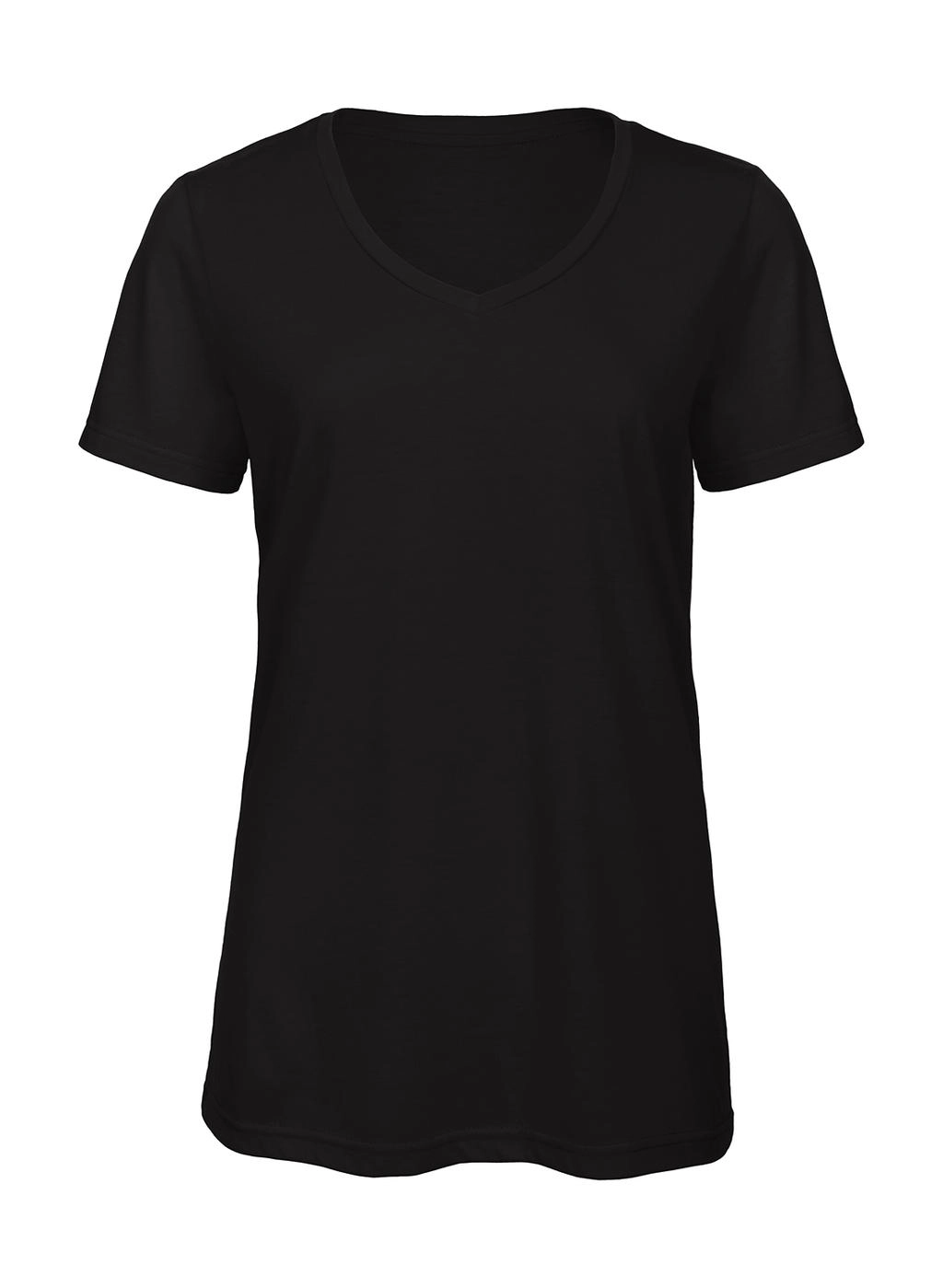 V Triblend/women T-Shirt zum Besticken und Bedrucken in der Farbe Black mit Ihren Logo, Schriftzug oder Motiv.