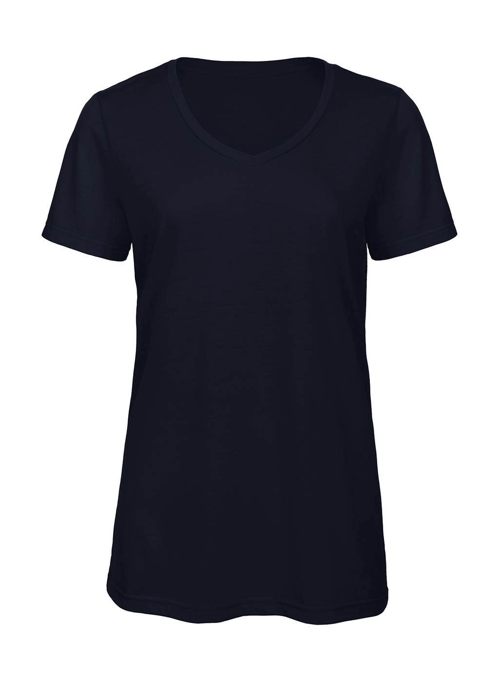 V Triblend/women T-Shirt zum Besticken und Bedrucken in der Farbe Navy mit Ihren Logo, Schriftzug oder Motiv.