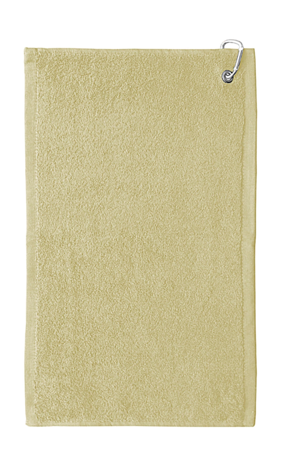 Thames Golf Towel 30x50 cm zum Besticken und Bedrucken in der Farbe Sand mit Ihren Logo, Schriftzug oder Motiv.