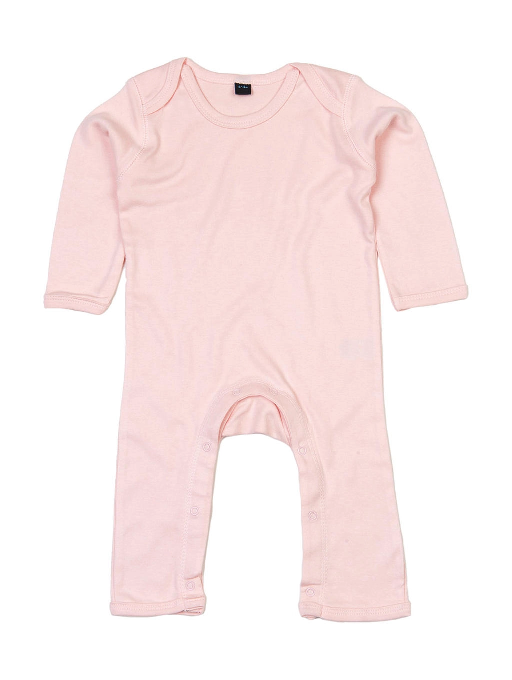 Baby Rompasuit zum Besticken und Bedrucken in der Farbe Powder Pink mit Ihren Logo, Schriftzug oder Motiv.
