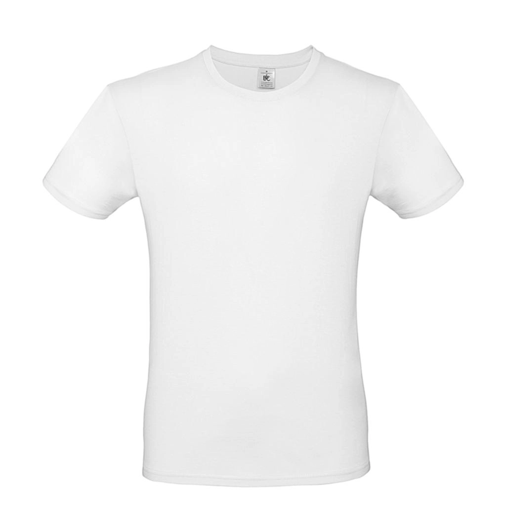 #E150 T-Shirt zum Besticken und Bedrucken in der Farbe White mit Ihren Logo, Schriftzug oder Motiv.