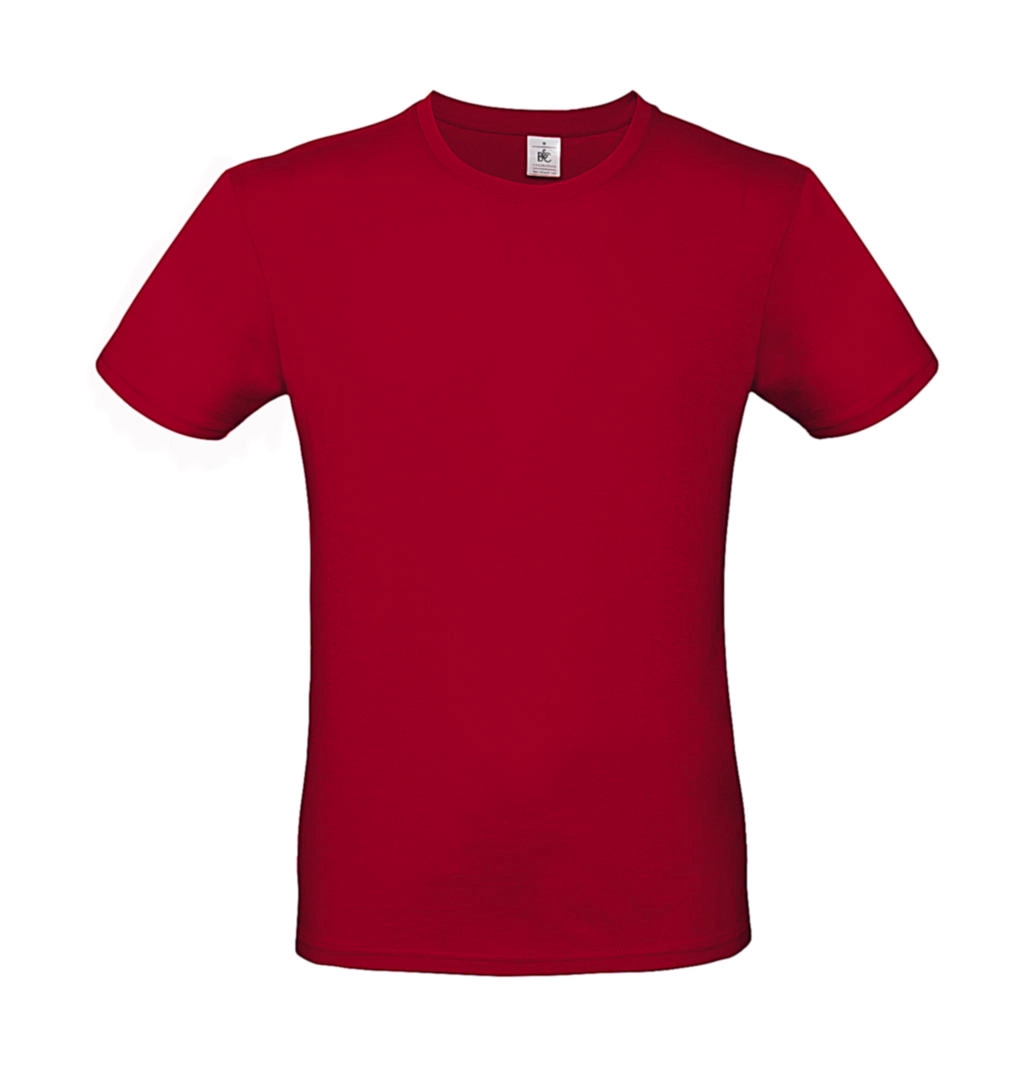 #E150 T-Shirt zum Besticken und Bedrucken in der Farbe Deep Red mit Ihren Logo, Schriftzug oder Motiv.