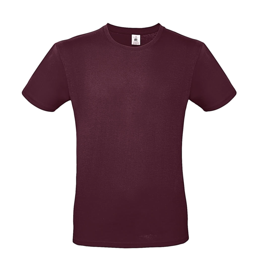 #E150 T-Shirt zum Besticken und Bedrucken in der Farbe Burgundy mit Ihren Logo, Schriftzug oder Motiv.