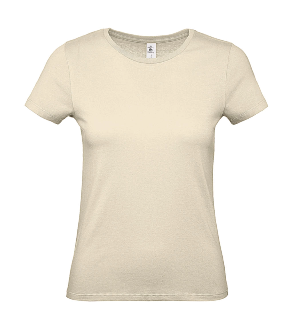#E150 /women T-Shirt zum Besticken und Bedrucken in der Farbe Natural mit Ihren Logo, Schriftzug oder Motiv.