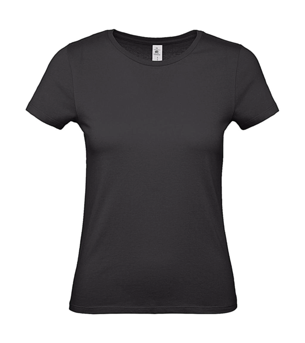 #E150 /women T-Shirt zum Besticken und Bedrucken in der Farbe Used Black mit Ihren Logo, Schriftzug oder Motiv.