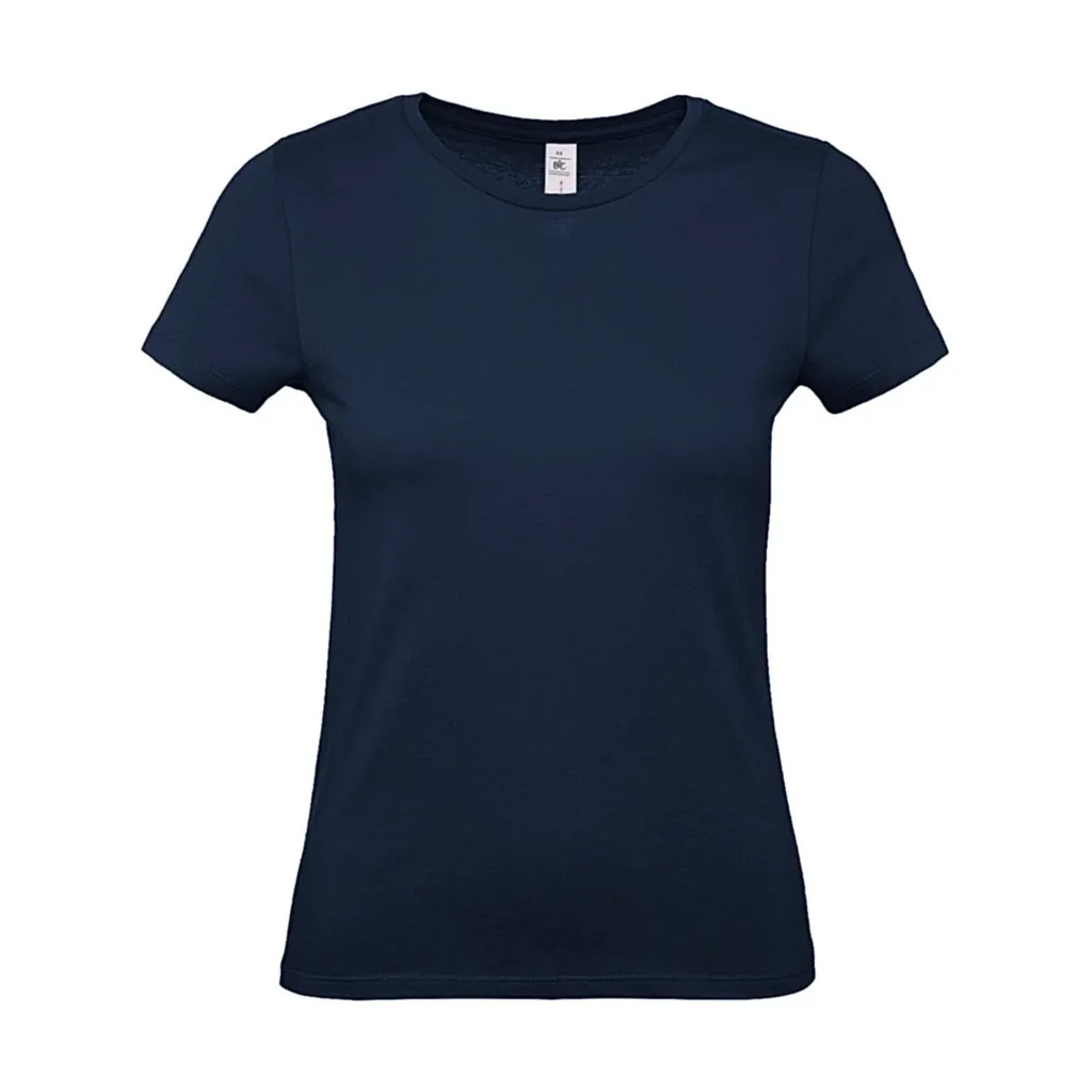 #E150 /women T-Shirt zum Besticken und Bedrucken in der Farbe Navy mit Ihren Logo, Schriftzug oder Motiv.