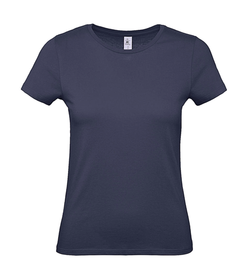 #E150 /women T-Shirt zum Besticken und Bedrucken in der Farbe Denim mit Ihren Logo, Schriftzug oder Motiv.