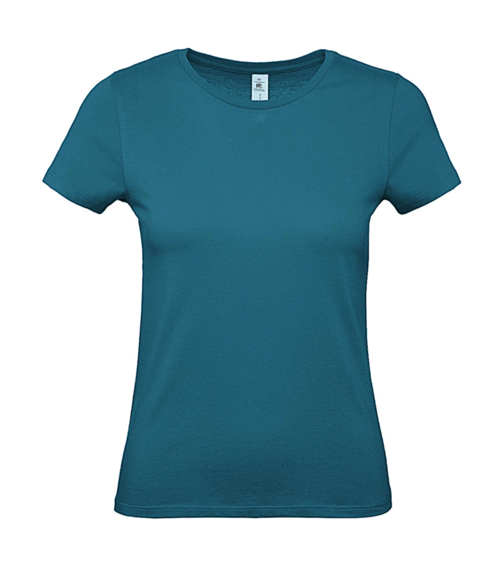 #E150 /women T-Shirt zum Besticken und Bedrucken in der Farbe Diva Blue mit Ihren Logo, Schriftzug oder Motiv.