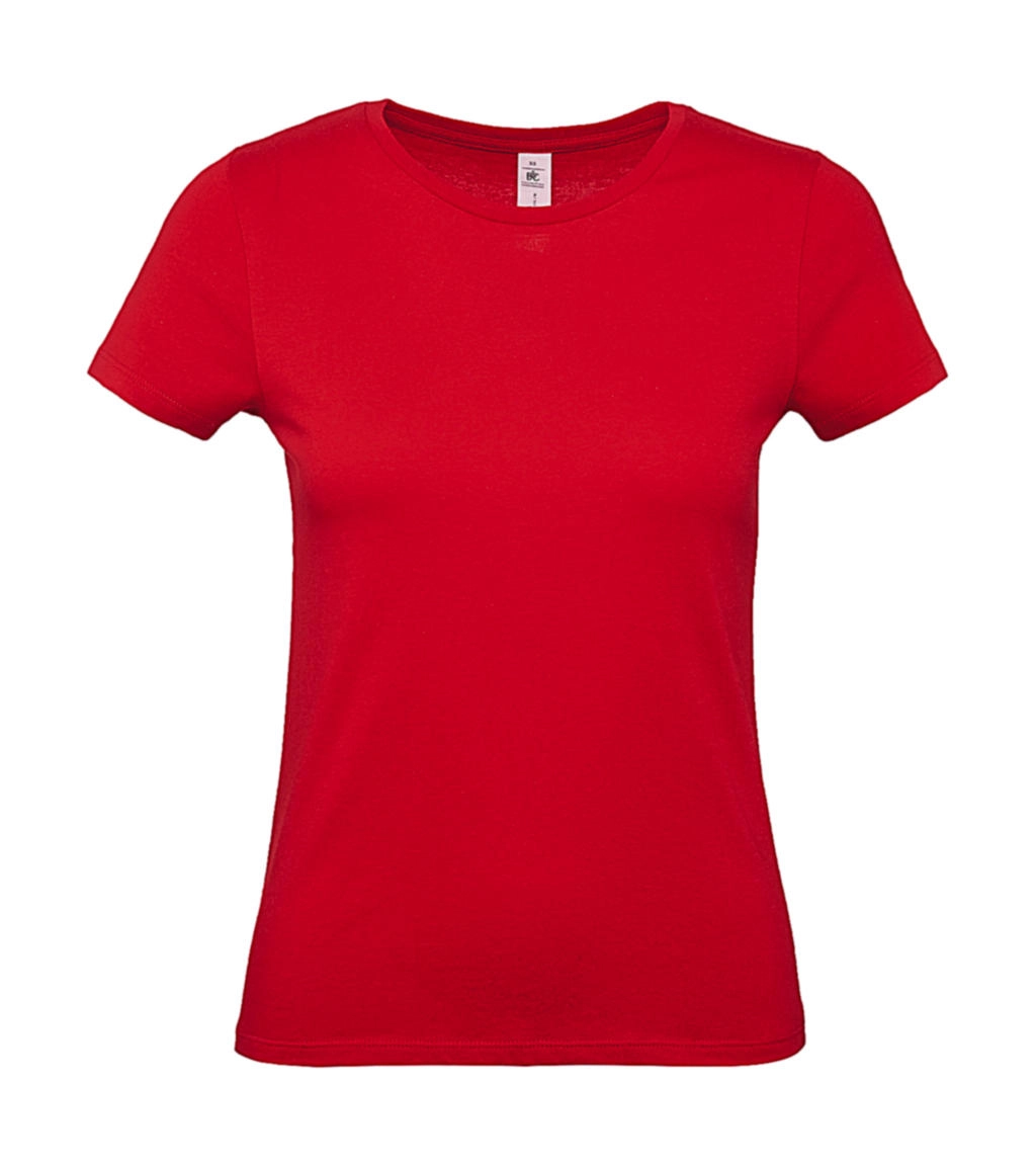 #E150 /women T-Shirt zum Besticken und Bedrucken in der Farbe Red mit Ihren Logo, Schriftzug oder Motiv.