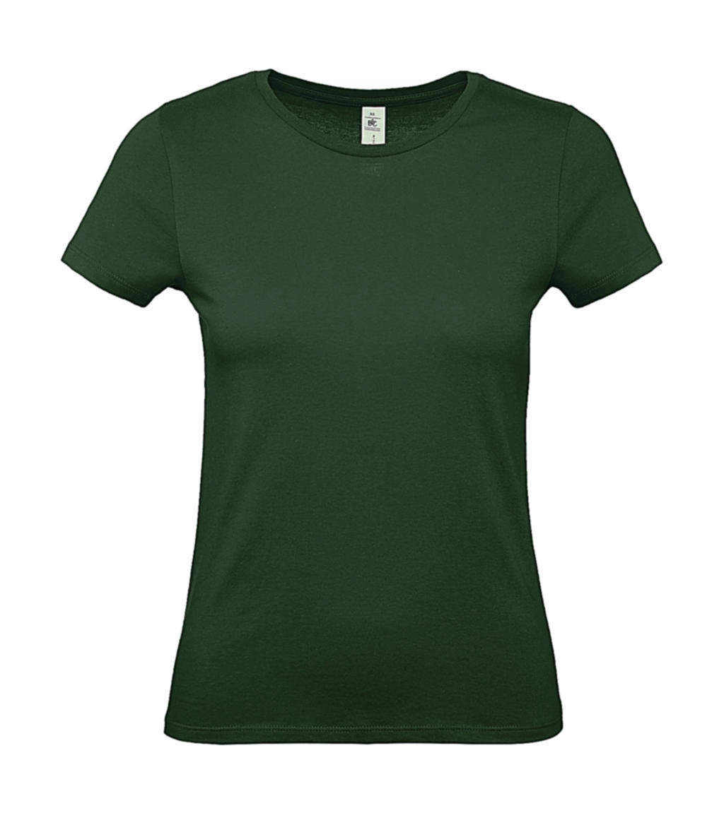 #E150 /women T-Shirt zum Besticken und Bedrucken in der Farbe Bottle Green mit Ihren Logo, Schriftzug oder Motiv.
