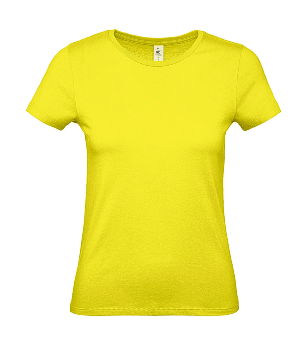 #E150 /women T-Shirt zum Besticken und Bedrucken in der Farbe Solar Yellow mit Ihren Logo, Schriftzug oder Motiv.