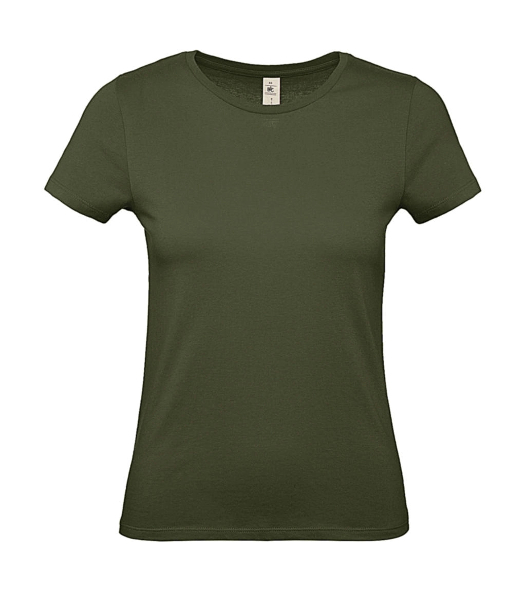 #E150 /women T-Shirt zum Besticken und Bedrucken in der Farbe Urban Khaki mit Ihren Logo, Schriftzug oder Motiv.