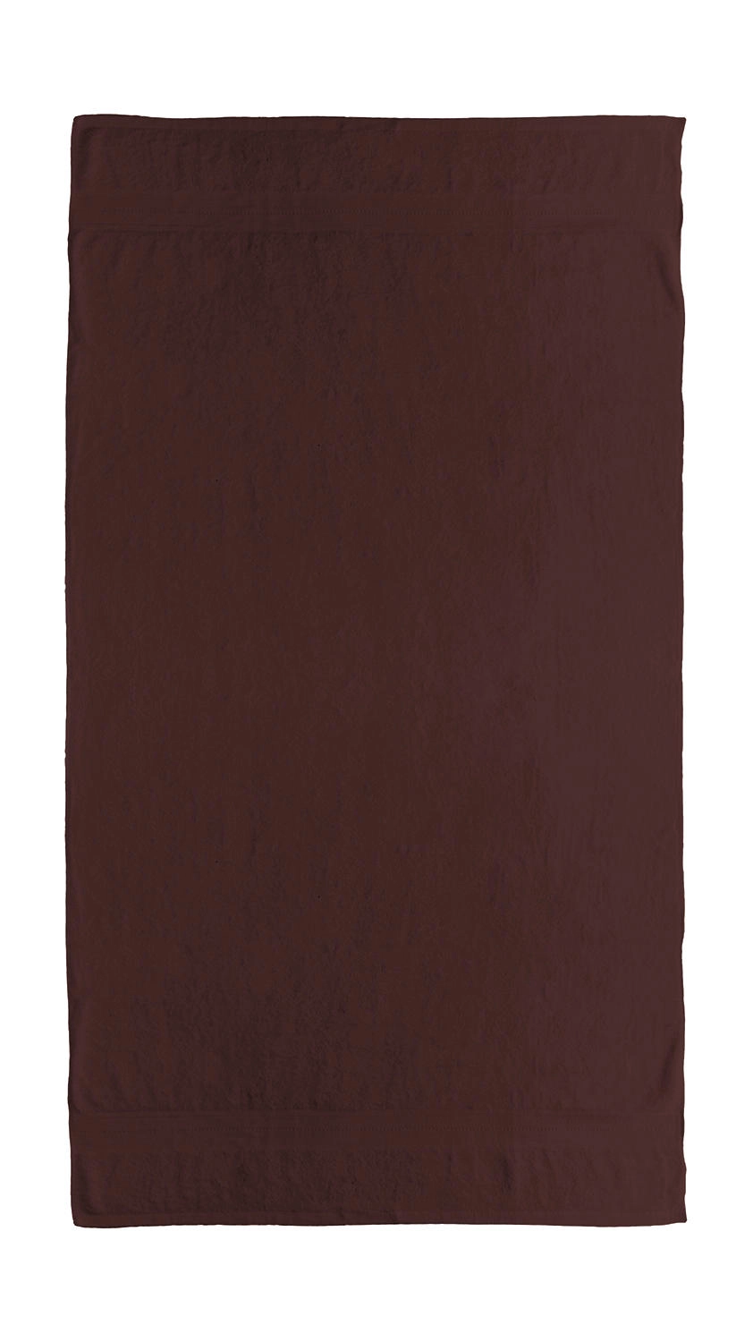 Rhine Beach Towel 100x150 oder 180 cm zum Besticken und Bedrucken in der Farbe Chocolate mit Ihren Logo, Schriftzug oder Motiv.
