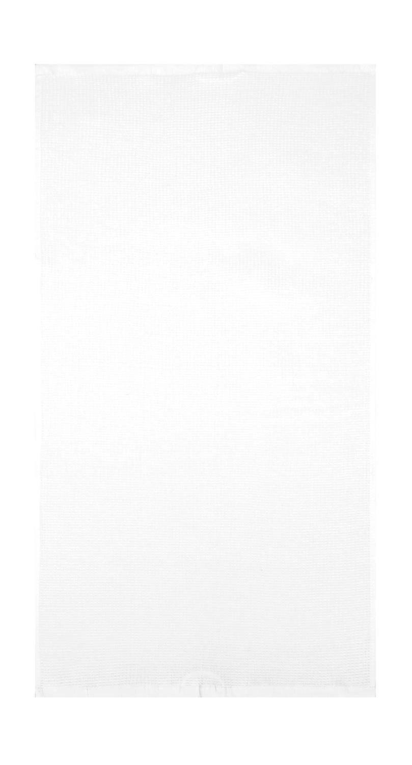 Constance Hand Towel 50x100 cm zum Besticken und Bedrucken in der Farbe Snowwhite mit Ihren Logo, Schriftzug oder Motiv.