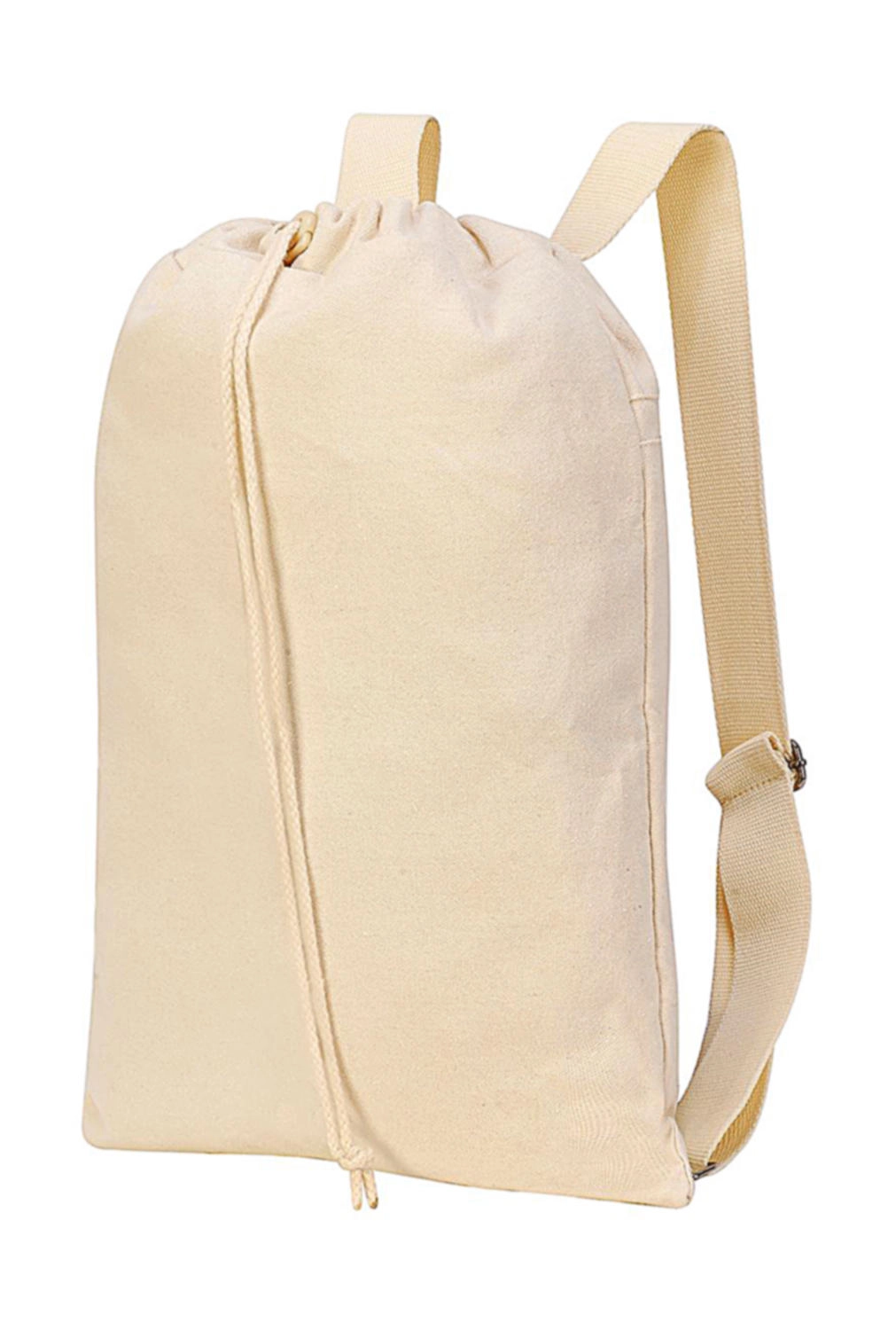 Sheffield Cotton Drawstring Backpack zum Besticken und Bedrucken in der Farbe Natural Washed mit Ihren Logo, Schriftzug oder Motiv.