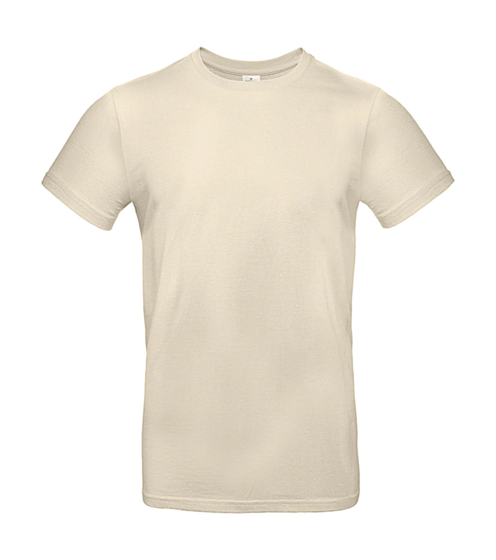 #E190 T-Shirt zum Besticken und Bedrucken in der Farbe Natural mit Ihren Logo, Schriftzug oder Motiv.