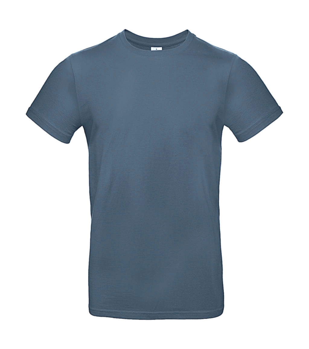 #E190 T-Shirt zum Besticken und Bedrucken in der Farbe Stone Blue mit Ihren Logo, Schriftzug oder Motiv.