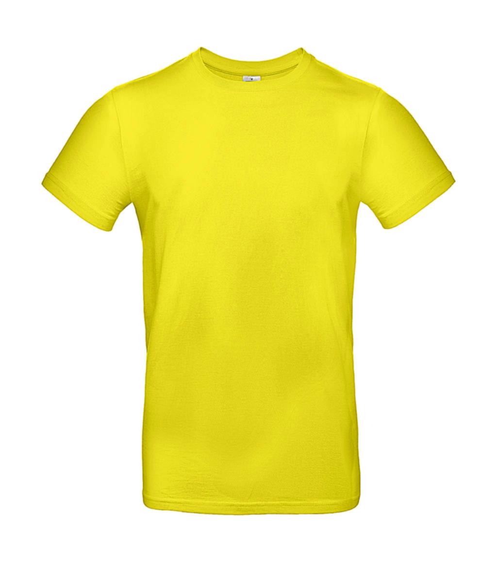 #E190 T-Shirt zum Besticken und Bedrucken in der Farbe Solar Yellow mit Ihren Logo, Schriftzug oder Motiv.
