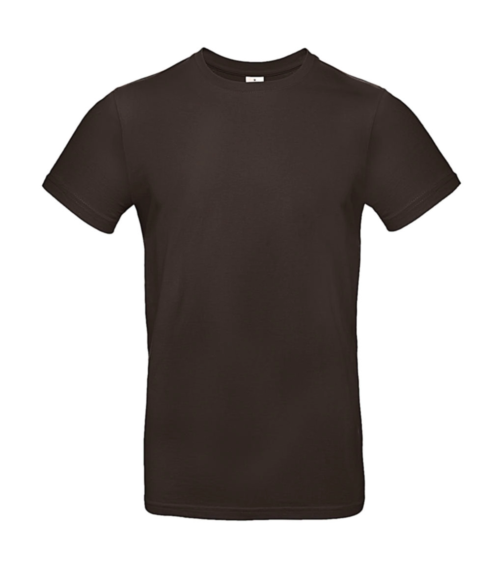 #E190 T-Shirt zum Besticken und Bedrucken in der Farbe Brown mit Ihren Logo, Schriftzug oder Motiv.