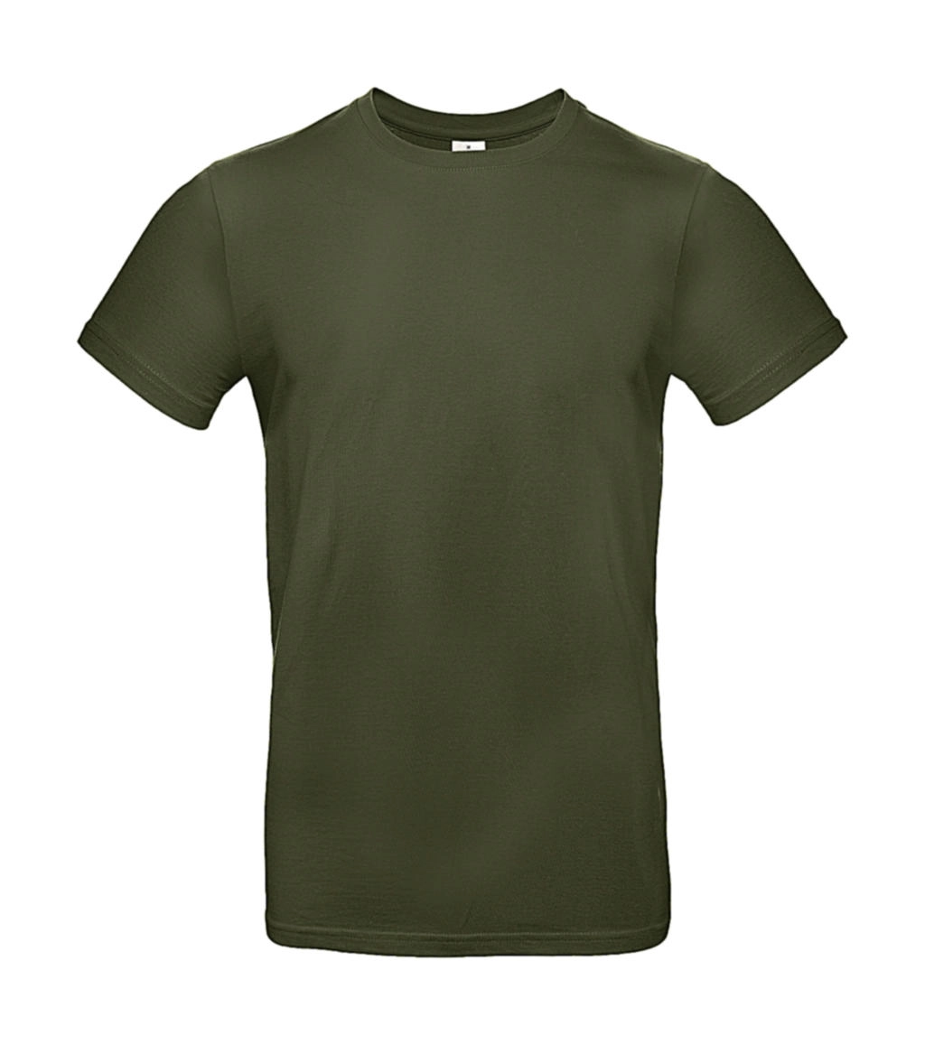 #E190 T-Shirt zum Besticken und Bedrucken in der Farbe Urban Khaki mit Ihren Logo, Schriftzug oder Motiv.