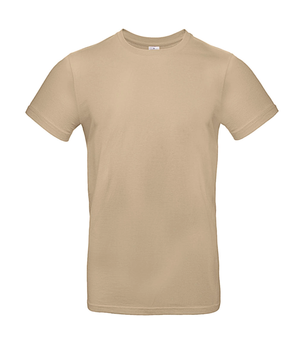 #E190 T-Shirt zum Besticken und Bedrucken in der Farbe Sand mit Ihren Logo, Schriftzug oder Motiv.
