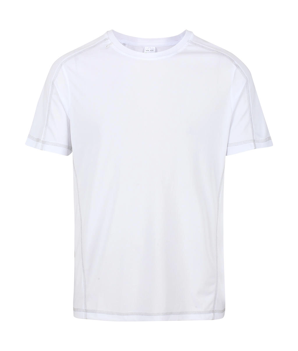 Beijing T-Shirt zum Besticken und Bedrucken in der Farbe White/White mit Ihren Logo, Schriftzug oder Motiv.