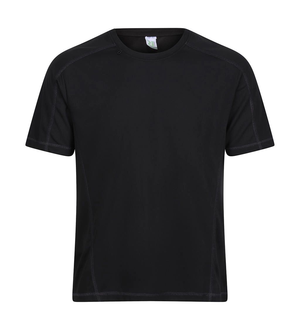 Beijing T-Shirt zum Besticken und Bedrucken in der Farbe Black/Black mit Ihren Logo, Schriftzug oder Motiv.