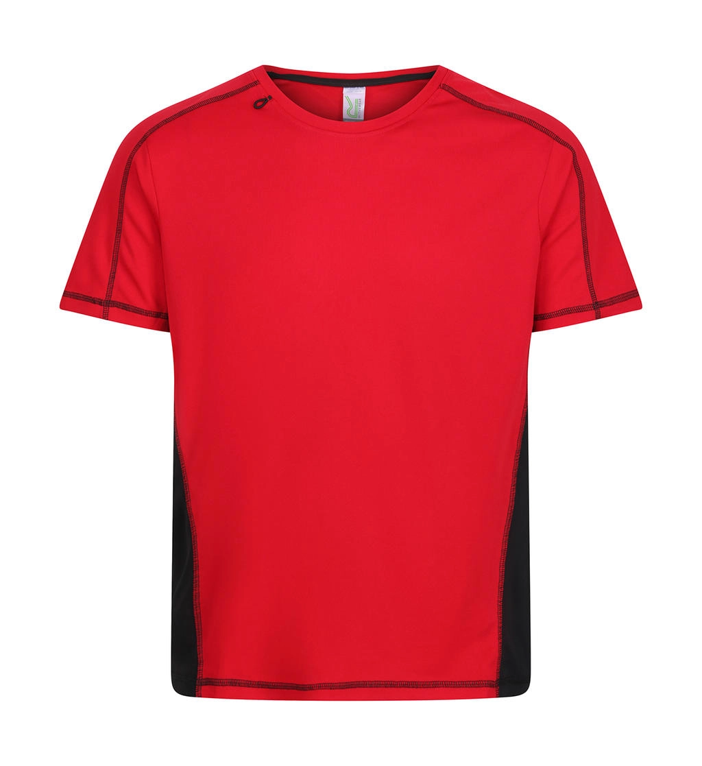 Beijing T-Shirt zum Besticken und Bedrucken in der Farbe Classic Red/Black mit Ihren Logo, Schriftzug oder Motiv.
