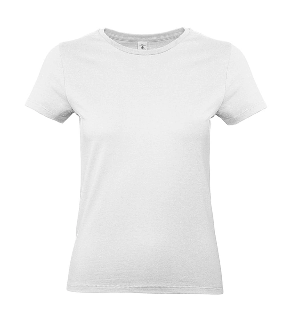 #E190 /women T-Shirt zum Besticken und Bedrucken in der Farbe White mit Ihren Logo, Schriftzug oder Motiv.