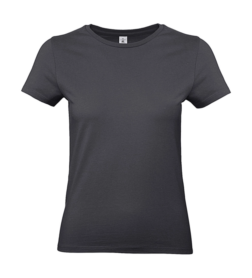#E190 /women T-Shirt zum Besticken und Bedrucken in der Farbe Dark Grey mit Ihren Logo, Schriftzug oder Motiv.