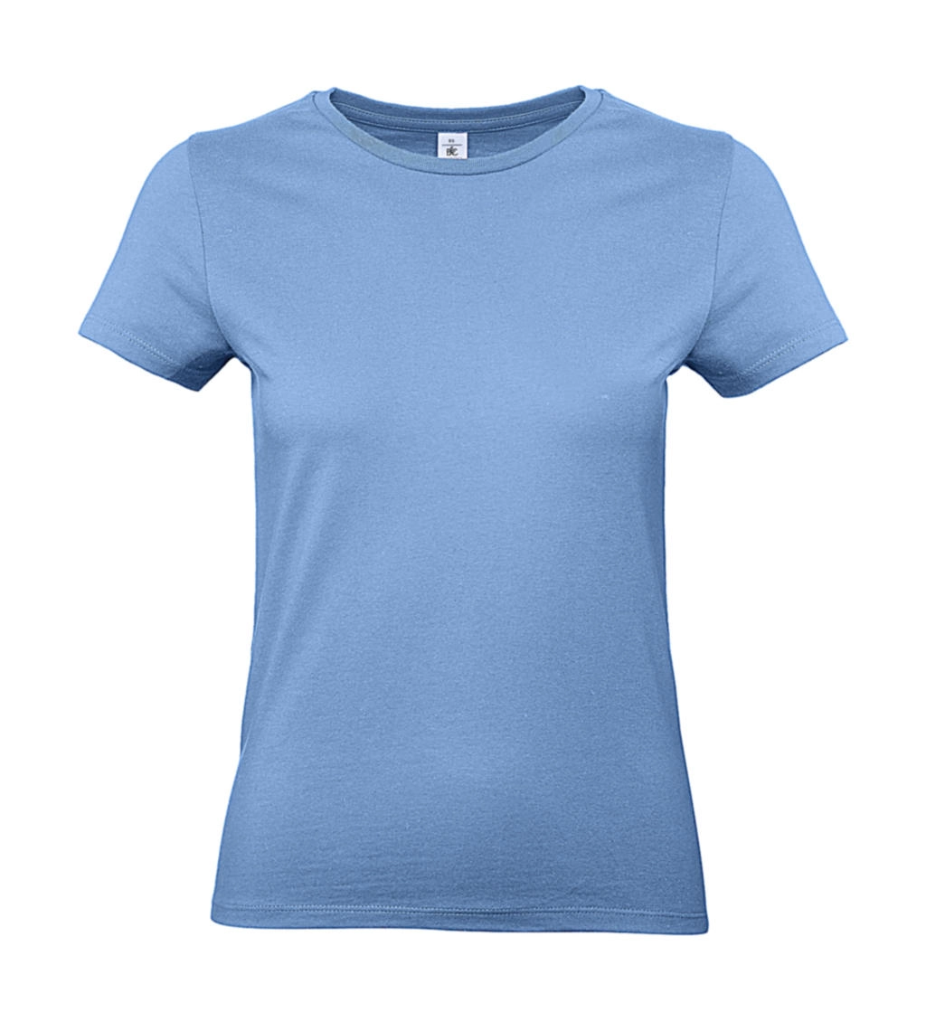 #E190 /women T-Shirt zum Besticken und Bedrucken in der Farbe Sky Blue mit Ihren Logo, Schriftzug oder Motiv.
