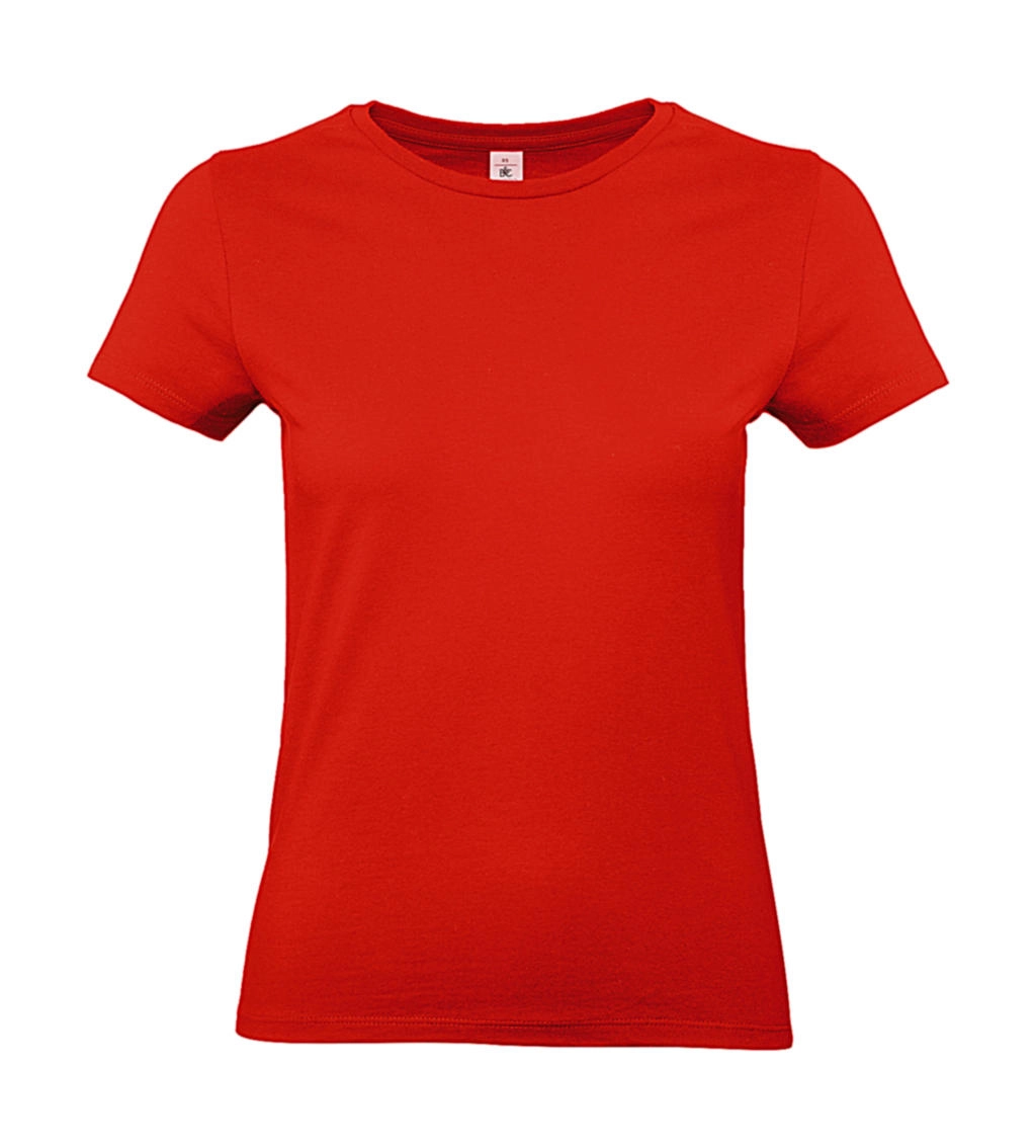 #E190 /women T-Shirt zum Besticken und Bedrucken in der Farbe Fire Red mit Ihren Logo, Schriftzug oder Motiv.