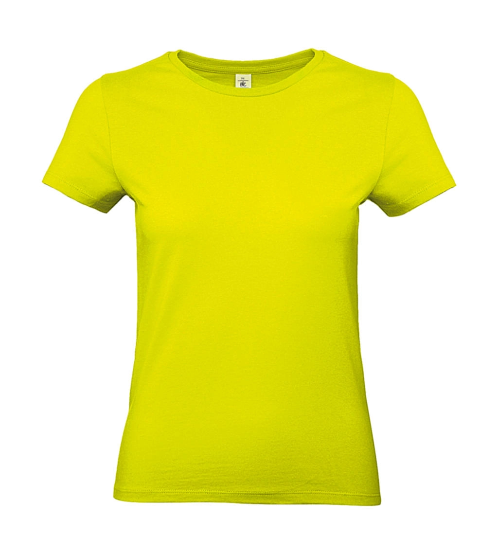 #E190 /women T-Shirt zum Besticken und Bedrucken in der Farbe Pixel Lime mit Ihren Logo, Schriftzug oder Motiv.
