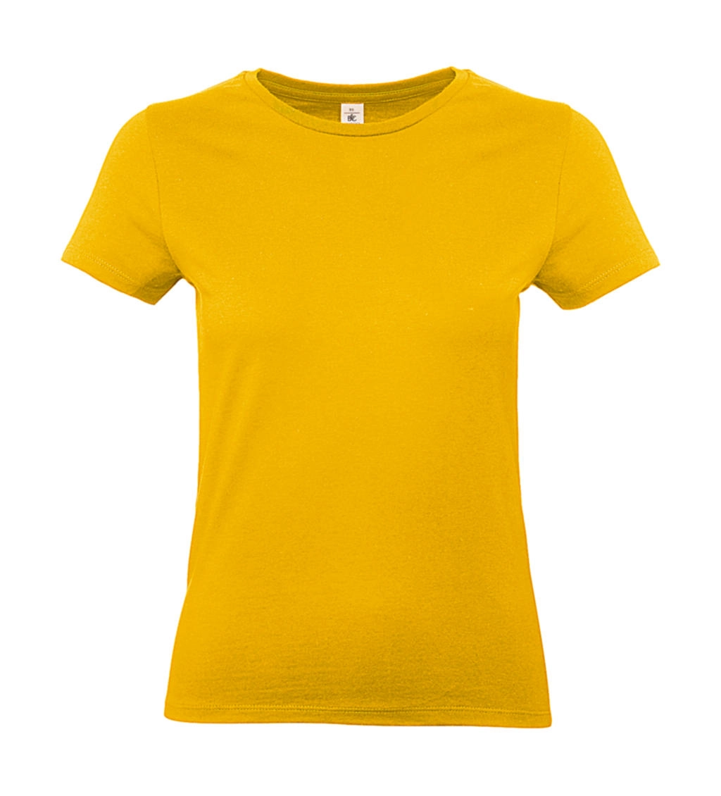 #E190 /women T-Shirt zum Besticken und Bedrucken in der Farbe Gold mit Ihren Logo, Schriftzug oder Motiv.