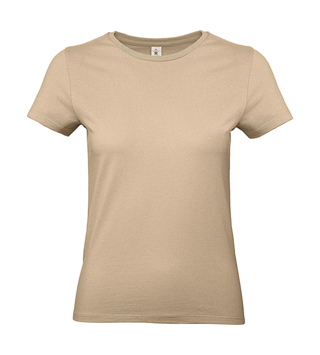 #E190 /women T-Shirt zum Besticken und Bedrucken in der Farbe Sand mit Ihren Logo, Schriftzug oder Motiv.