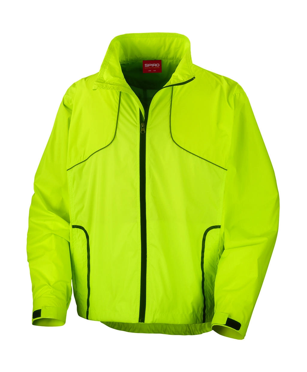 Spiro Cycling Jacket zum Besticken und Bedrucken in der Farbe Neon Lime mit Ihren Logo, Schriftzug oder Motiv.