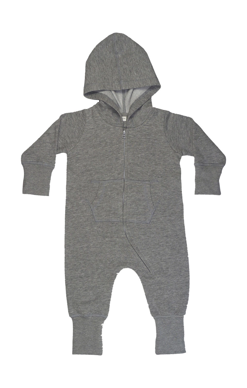 Baby All-in-One zum Besticken und Bedrucken in der Farbe Washed Grey Melange mit Ihren Logo, Schriftzug oder Motiv.