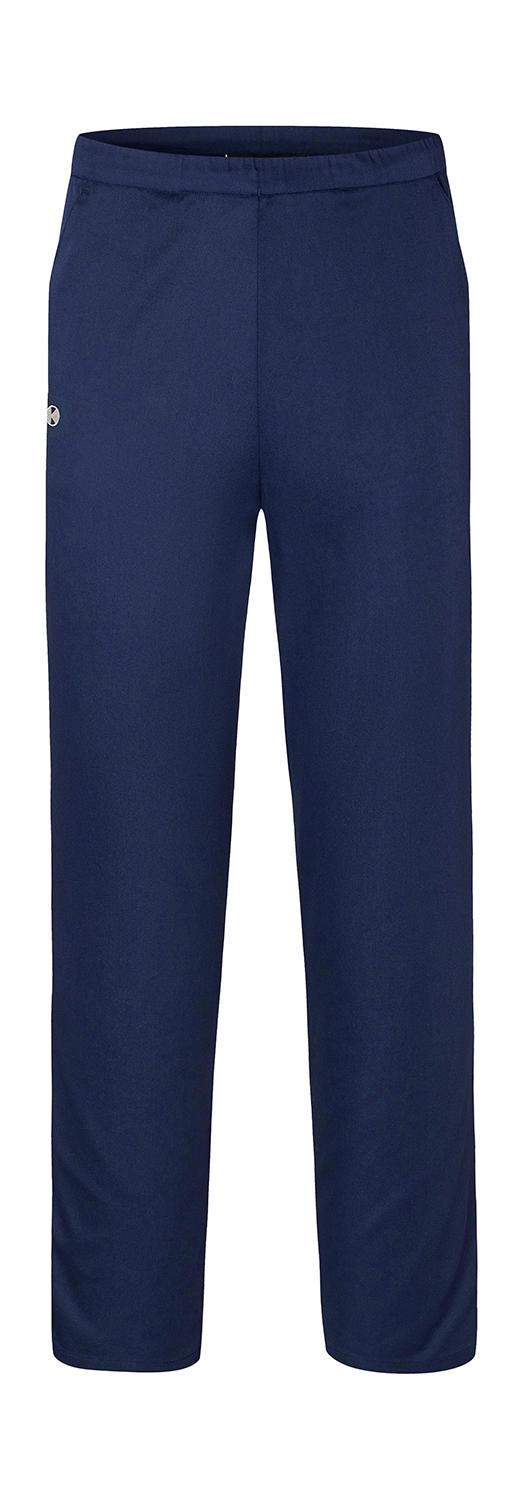 Slip-on Trousers Essential zum Besticken und Bedrucken in der Farbe Navy mit Ihren Logo, Schriftzug oder Motiv.