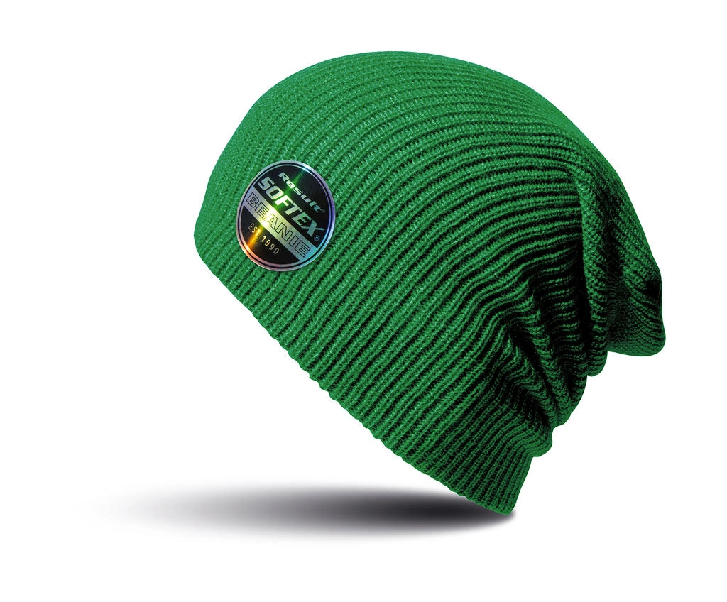 Softex Beanie zum Besticken und Bedrucken in der Farbe Celtic Green mit Ihren Logo, Schriftzug oder Motiv.