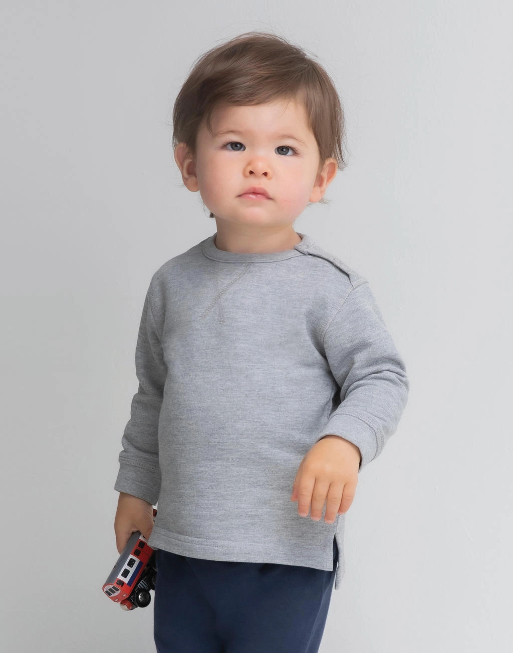 Baby Sweatshirt zum Besticken und Bedrucken mit Ihren Logo, Schriftzug oder Motiv.
